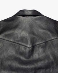 Nudie Jeans Eddy Rider Leather Jacket - Black | Nudie Jeans Jackets & Coats | JEANSTORE