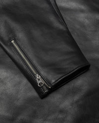 Nudie Jeans Eddy Rider Leather Jacket - Black | Nudie Jeans Jackets & Coats | JEANSTORE