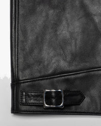 Nudie Jeans Eddy Rider Leather Jacket - Black | Nudie Jeans Jackets & Coats | JEANSTORE