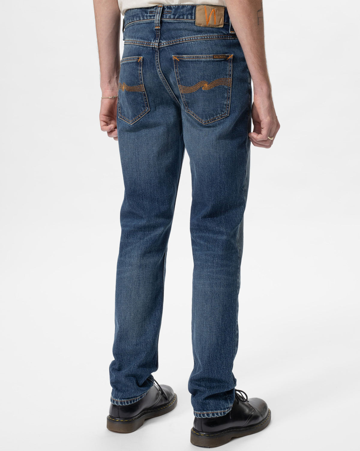 Nudie Solid Ollie Slim Fit Mens Jeans - Wild Blue | Nudie Jeans Jeans | JEANSTORE
