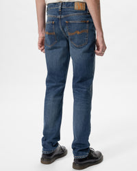 Nudie Solid Ollie Slim Fit Mens Jeans - Wild Blue | Nudie Jeans Jeans | JEANSTORE