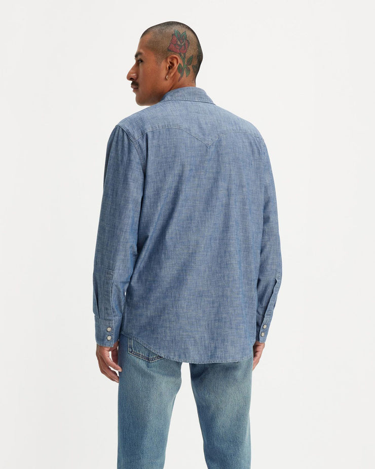 Levi's® Barstow Western Standard Denim Shirt - Grant Mid Blue