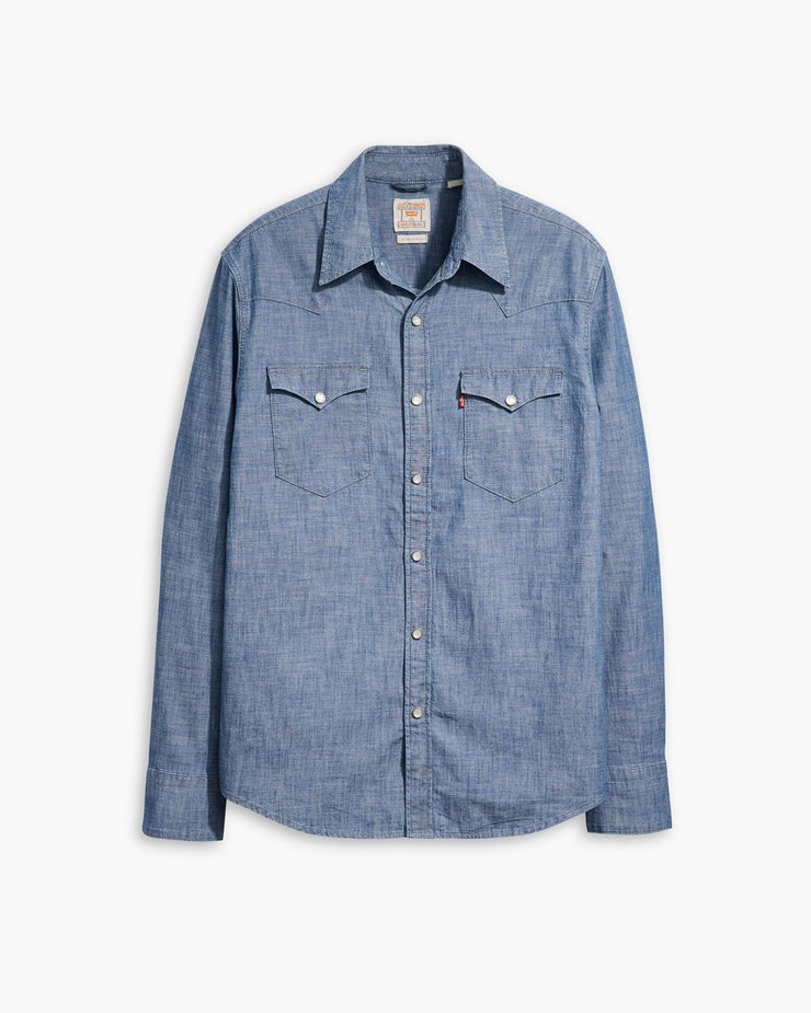 Levi's® Barstow Western Standard Denim Shirt - Grant Mid Blue