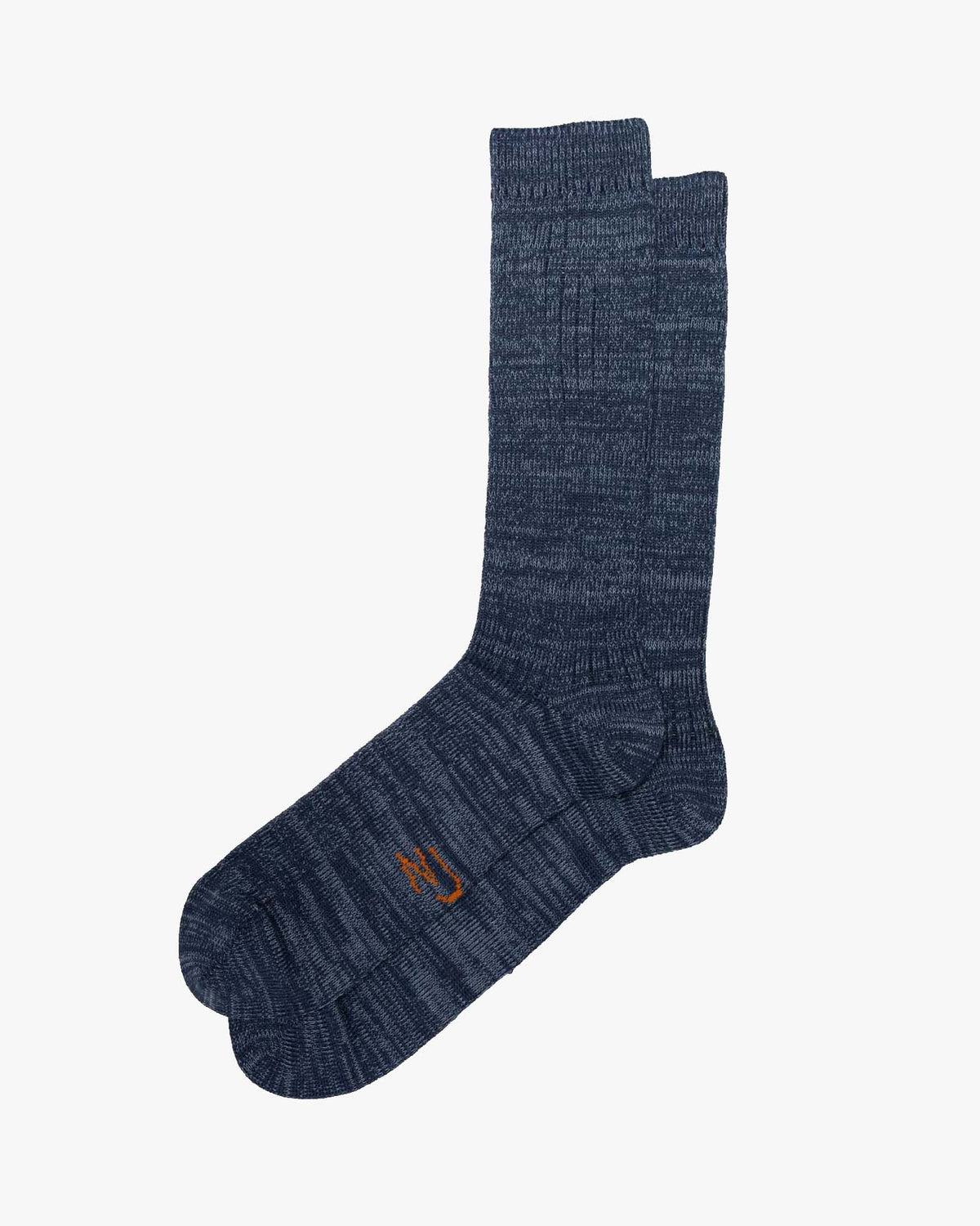 Nudie Jeans Rasmusson Mens Rib Socks - Dark Blue