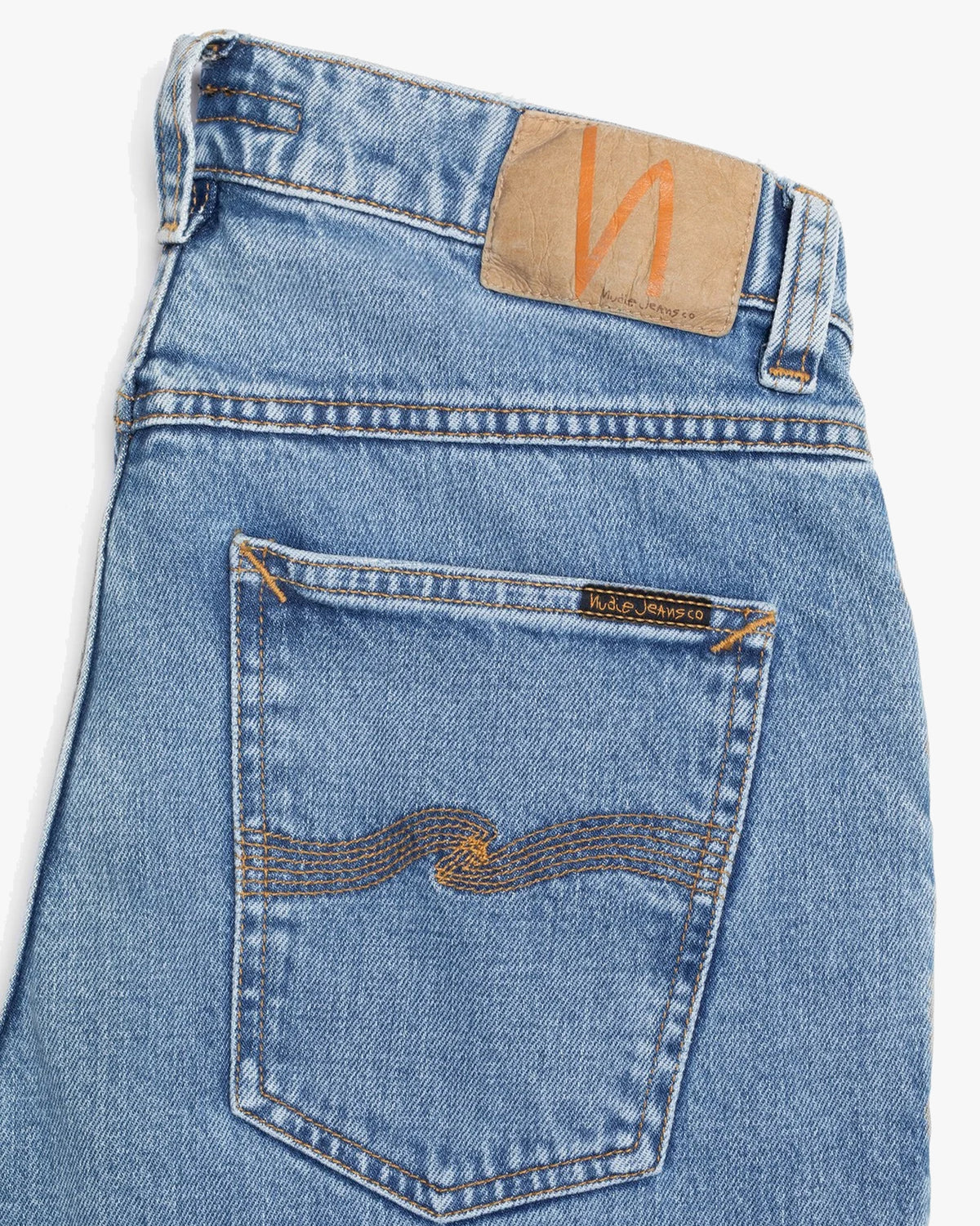 Nudie Solid Ollie Slim Fit Mens Jeans - Worn Vintage
