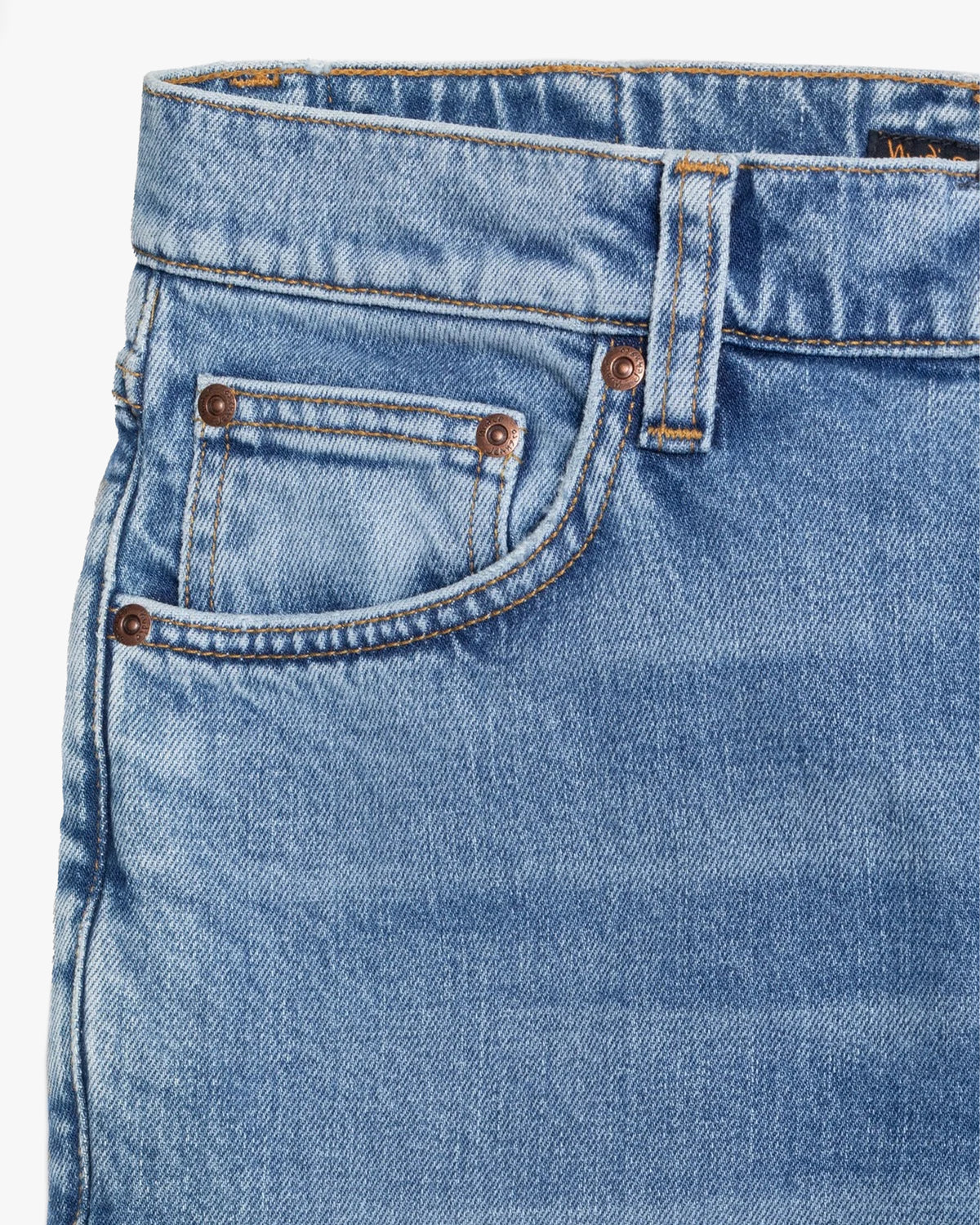 Nudie Solid Ollie Slim Fit Mens Jeans - Worn Vintage