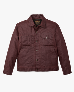 Filson Tin Cloth Short Lined Cruiser Jacket - Fired Brick
