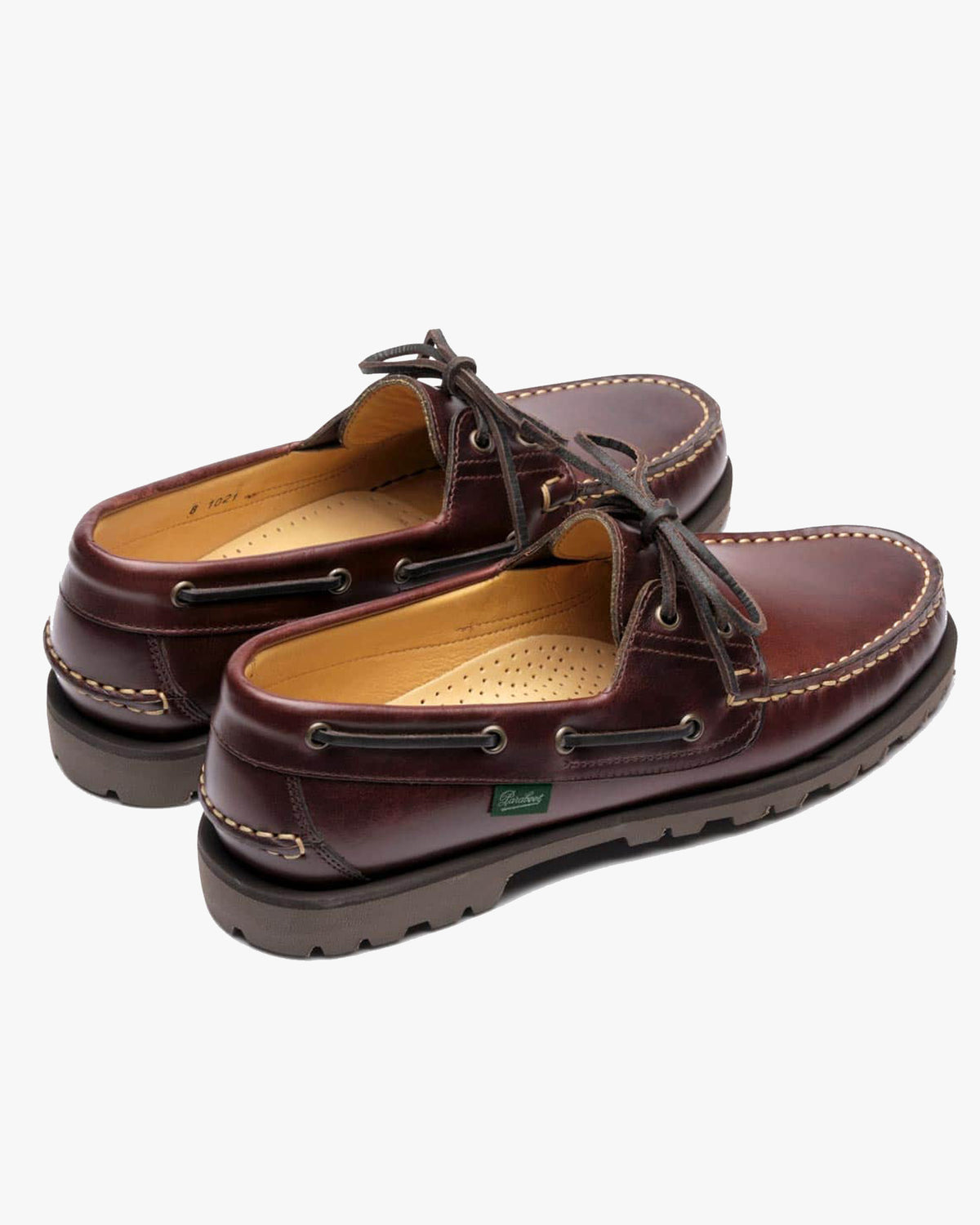 Paraboot Malo Boat Shoe - Lisse America / Raid Marron