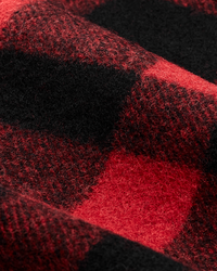 Filson Mackinaw Wool Vest - Red / Black Plaid