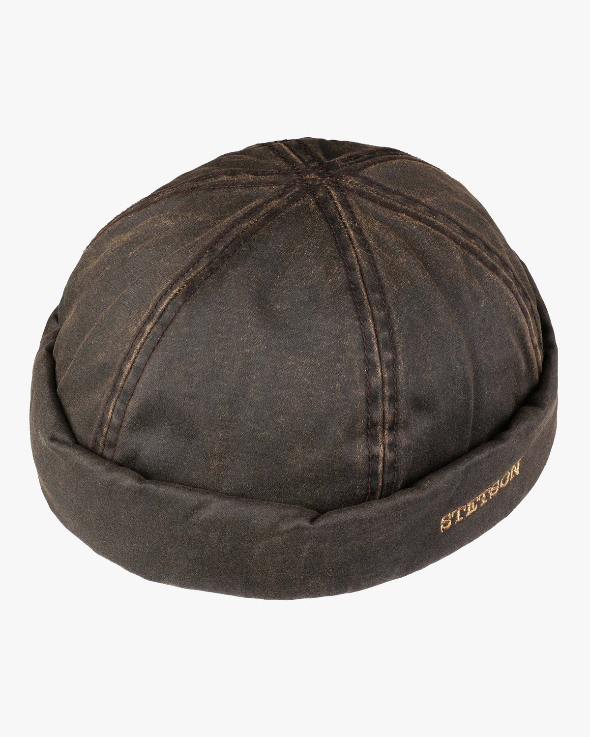 Stetson Cotton Blend Docker Cap - Brown
