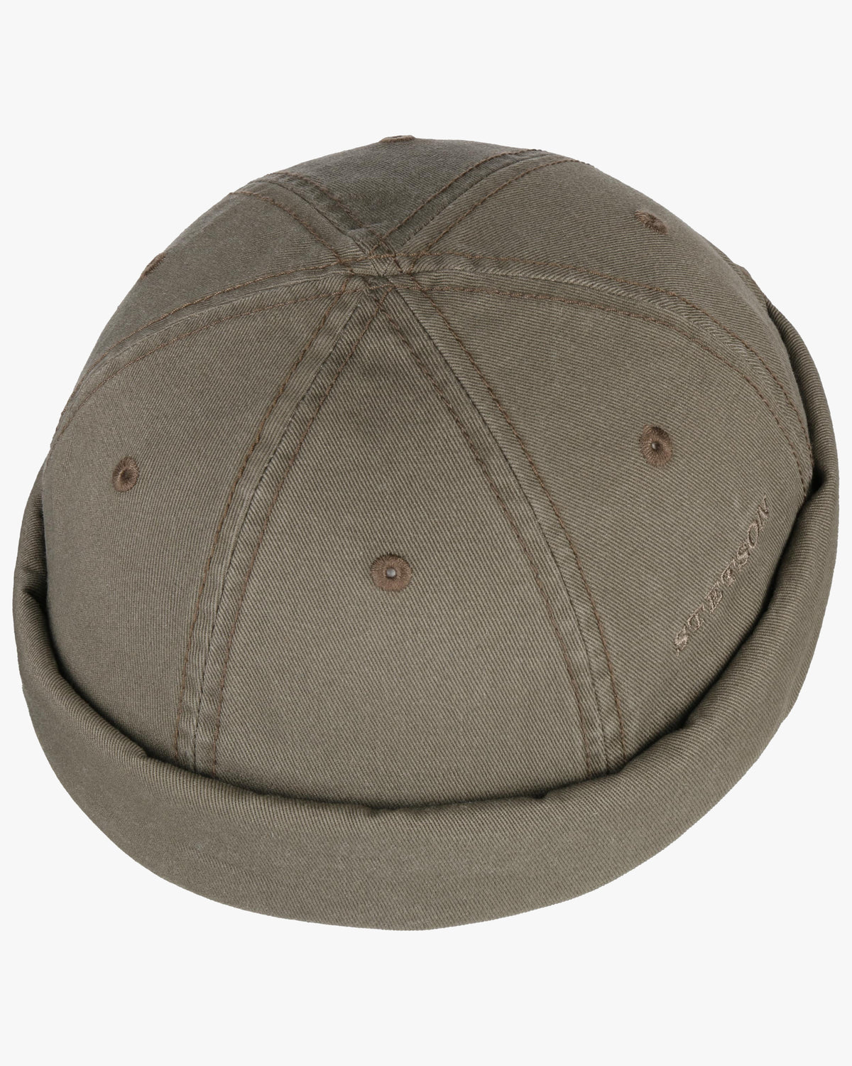 Stetson Cotton Docker Cap - Olive | Stetson Hats | JEANSTORE