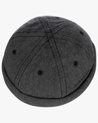 Stetson Cotton Melange Docker Cap - Dark Grey