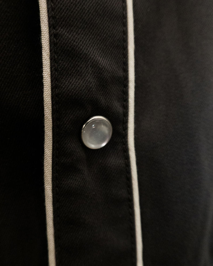 Nudie Jeans Gonzo Sunburns Cowboy Shirt - Black / Brown