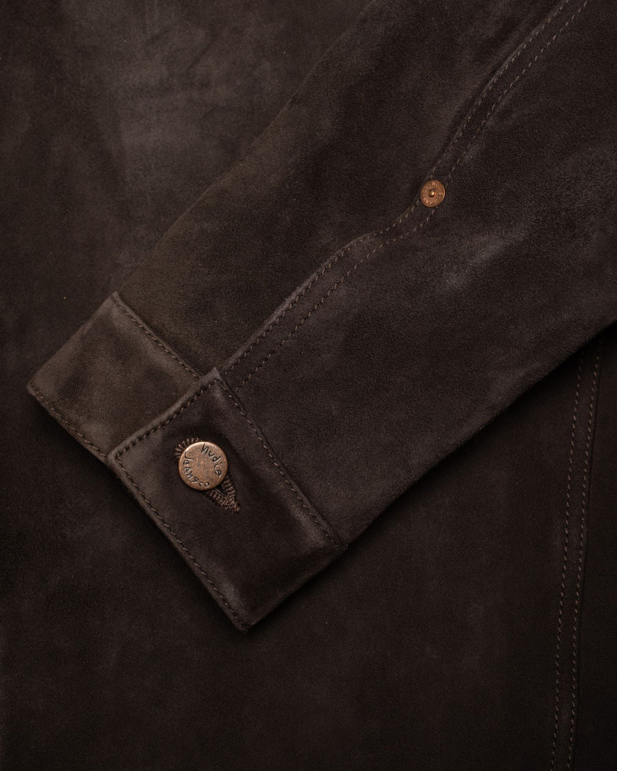 Nudie Jeans Dante II Suede Jacket - Dark Brown | Nudie Jeans Jackets & Coats | JEANSTORE