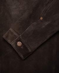 Nudie Jeans Dante II Suede Jacket - Dark Brown | Nudie Jeans Jackets & Coats | JEANSTORE