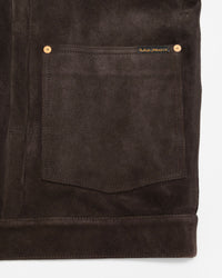 Nudie Jeans Dante II Suede Jacket - Dark Brown | Nudie Jeans Jackets & Coats | JEANSTORE