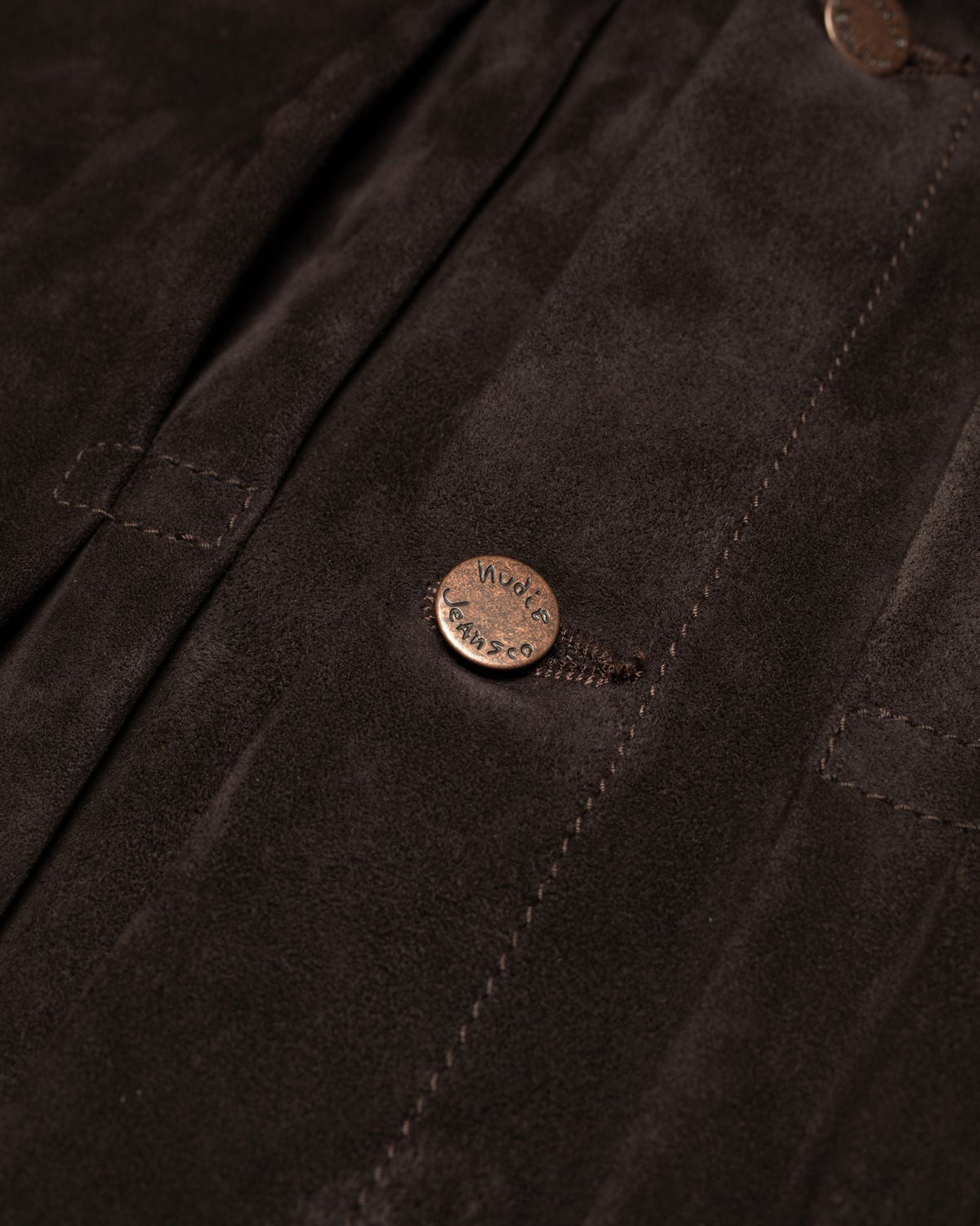 Nudie Jeans Dante II Suede Jacket - Dark Brown | Nudie Jeans Jackets & Coats | JEANSTORE