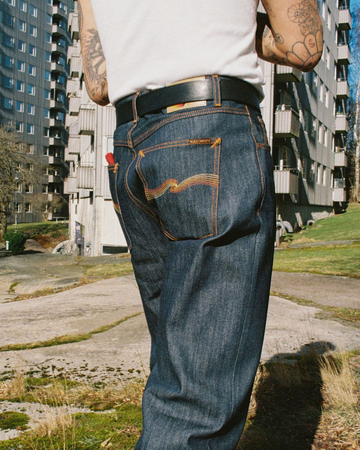 Nudie Tuff Tony Loose Fit Mens Jeans - Dry Sunburns | Nudie Jeans Jeans | JEANSTORE