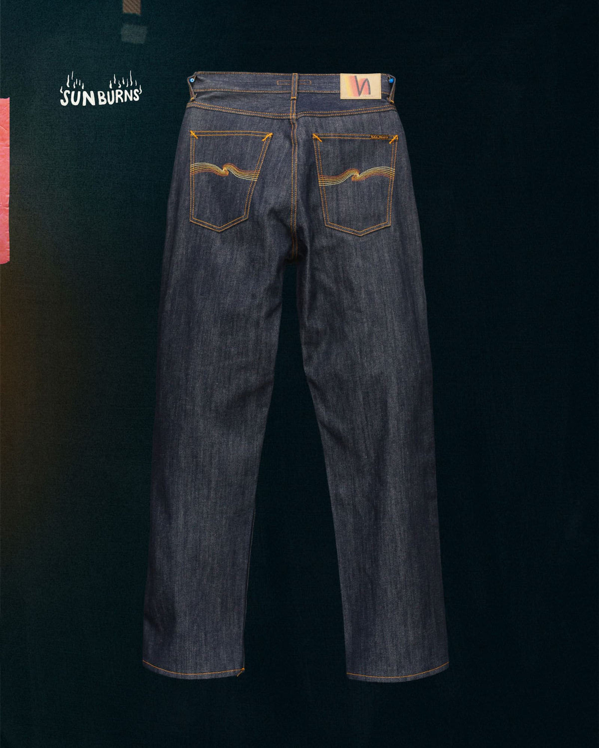 Nudie Tuff Tony Loose Fit Mens Jeans - Dry Sunburns | Nudie Jeans Jeans | JEANSTORE