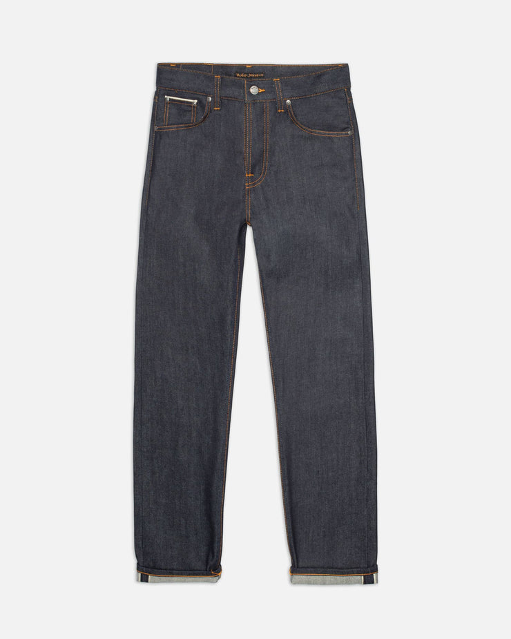 Nudie Steady Eddie II Regular Tapered Mens Jeans - Dry Dusk Selvage
