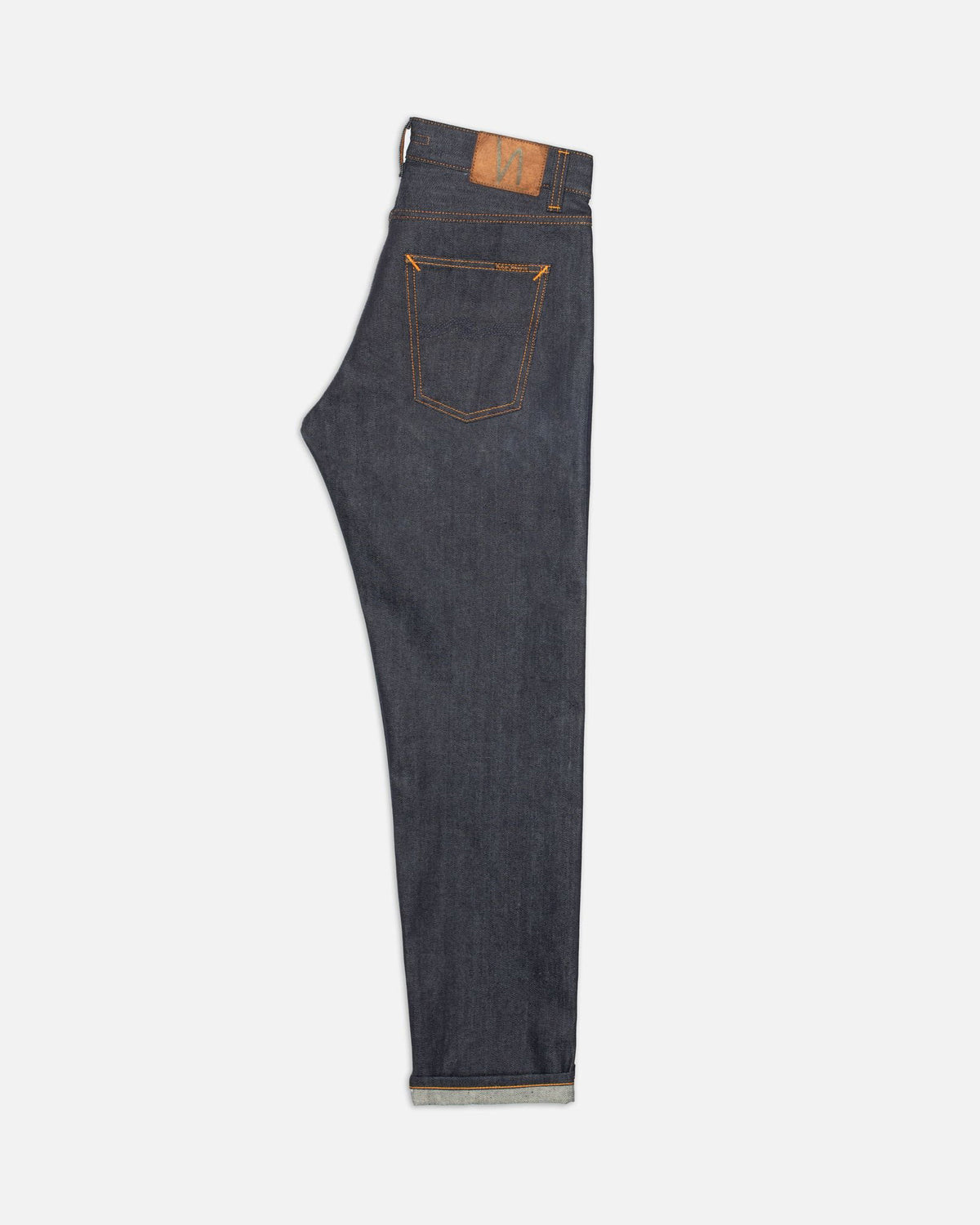 Nudie Steady Eddie II Regular Tapered Mens Jeans - Dry Dusk Selvage