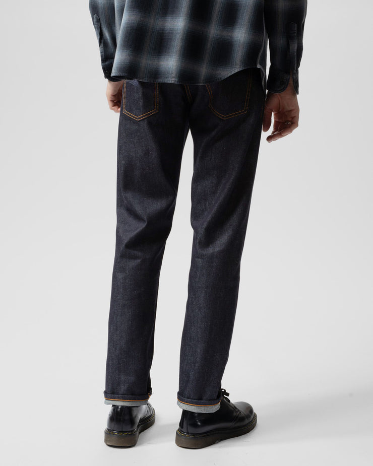 Nudie Steady Eddie II Regular Tapered Mens Jeans - Dry Dusk Selvage