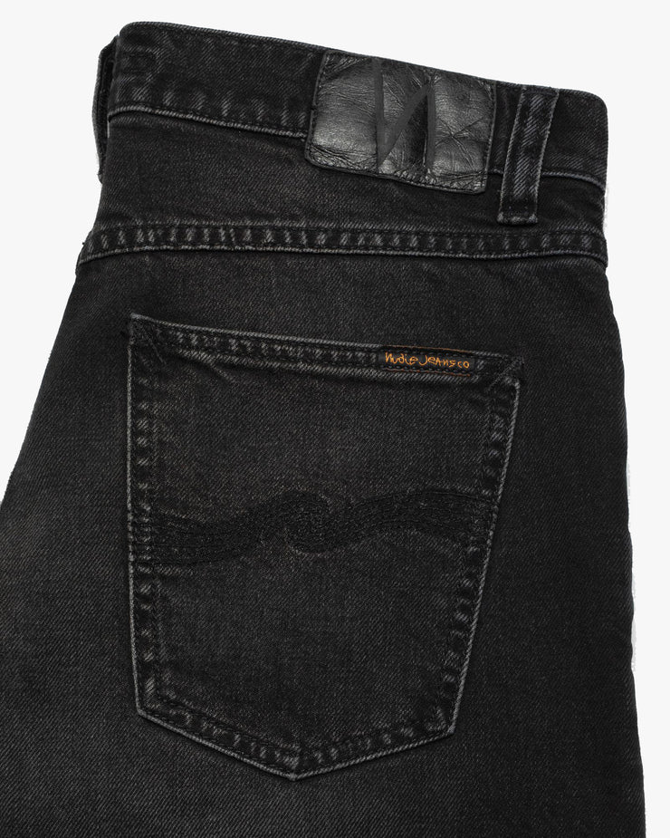Nudie Solid Ollie Slim Fit Mens Jeans - Black Force | Nudie Jeans Jeans | JEANSTORE