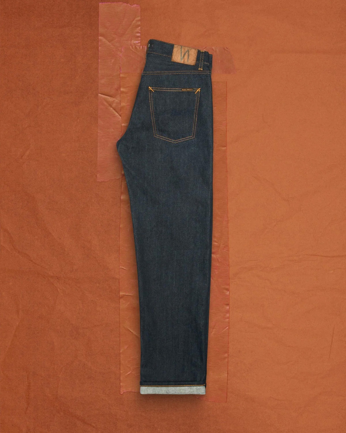 Nudie Rad Rufus Regular Straight Mens Jeans - Dry Dusk Selvedge | Nudie Jeans Jeans | JEANSTORE