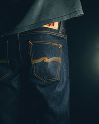 Nudie Lean Dean Slim Tapered Mens Jeans - Dry Sunburns