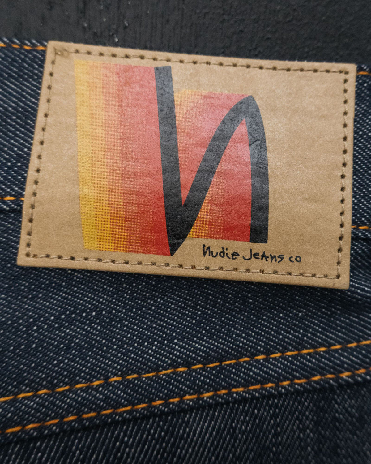 Nudie Lean Dean Slim Tapered Mens Jeans - Dry Sunburns