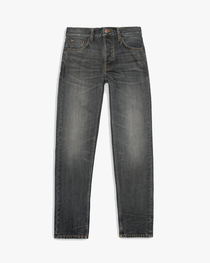 Nudie Steady Eddie II Regular Tapered Mens Jeans - Grey Crosshatch | Nudie Jeans Jeans | JEANSTORE