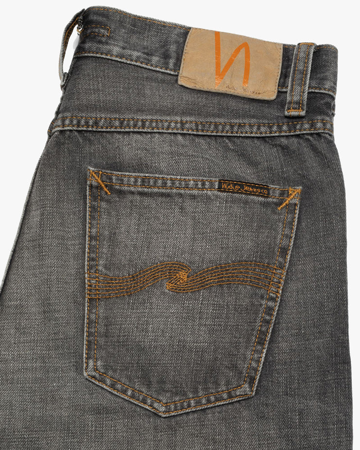 Nudie Steady Eddie II Regular Tapered Mens Jeans - Grey Crosshatch | Nudie Jeans Jeans | JEANSTORE