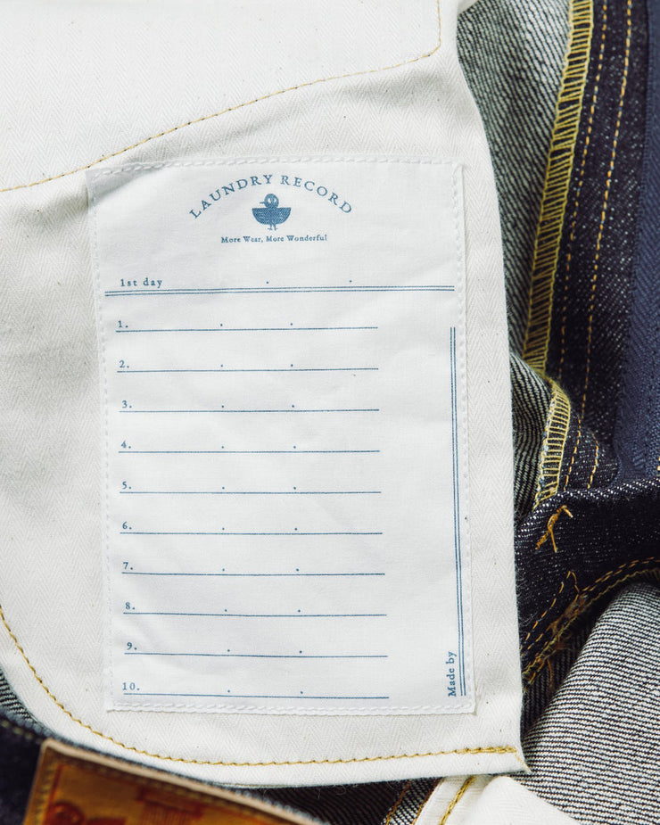 Omoto Denim 0415 Straight Fit 13.5oz Selvedge Jeans - Onewash