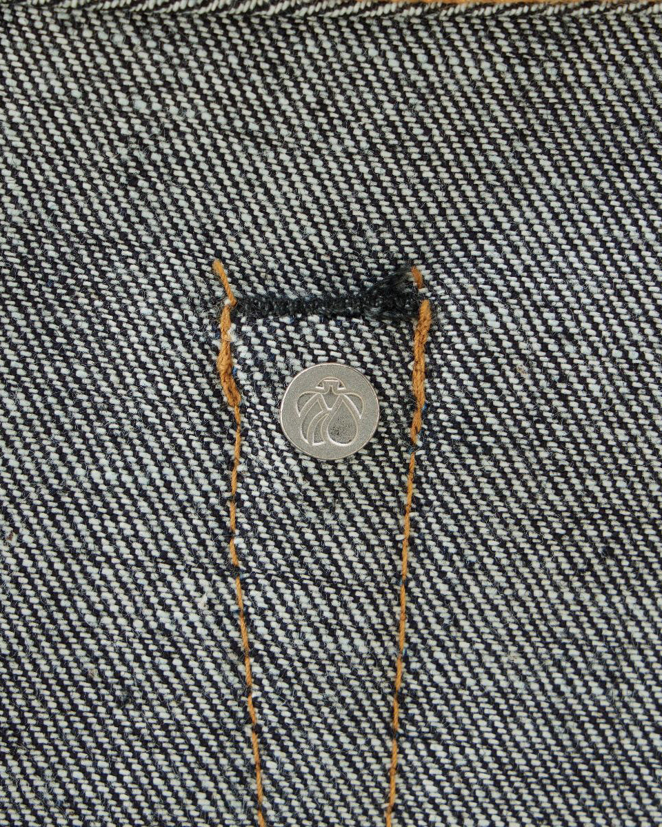 Momotaro Jeans #400 Standard Wide Fit Mens Jeans - 14.7oz Zimbabwe Cotton Selvedge Denim / Button | Momotaro Jeans Jeans | JEANSTORE