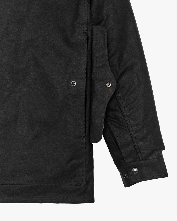 Filson Lined Tin Cloth Cruiser Jacket - Black | Filson Jackets & Coats | JEANSTORE