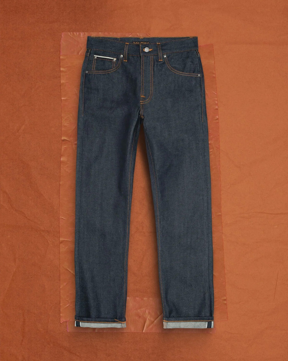Nudie Gritty Jackson Regular Fit Mens Jeans - Dry Dusk Selvedge | Nudie Jeans Jeans | JEANSTORE