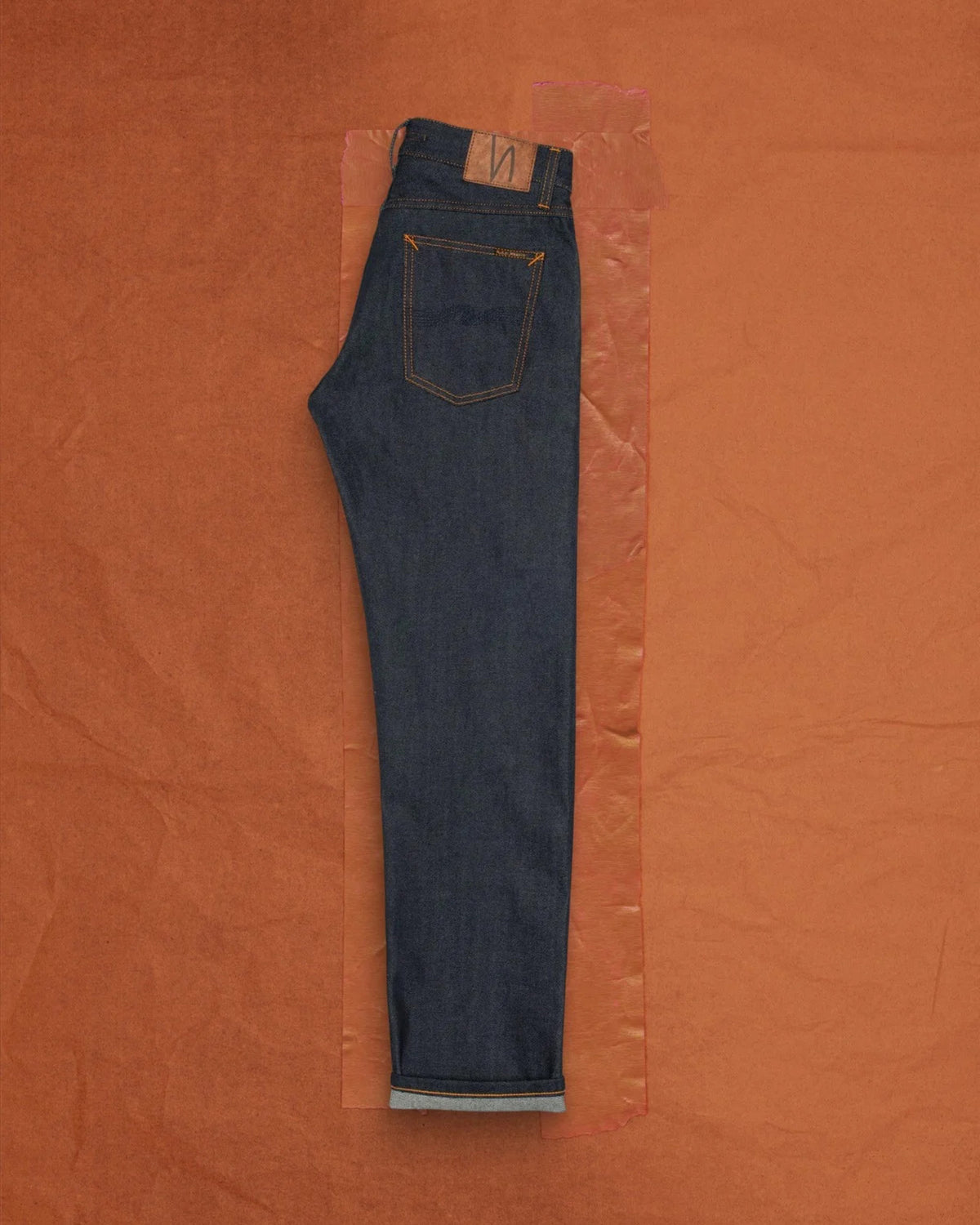 Nudie Gritty Jackson Regular Fit Mens Jeans - Dry Dusk Selvedge | Nudie Jeans Jeans | JEANSTORE