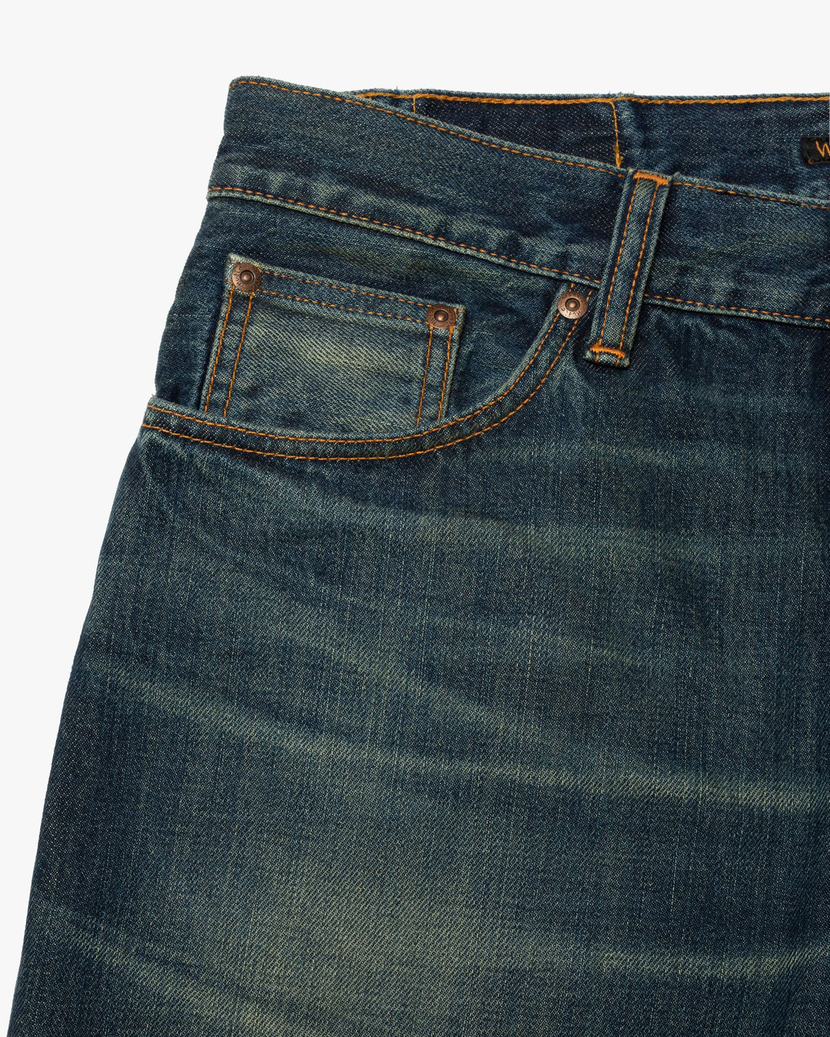 Nudie Loud Larry Loose Fit Wide Leg Mens Jeans - Dirt Wash