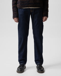 Nudie Rad Rufus Regular Straight Mens Jeans - Blue One Wash