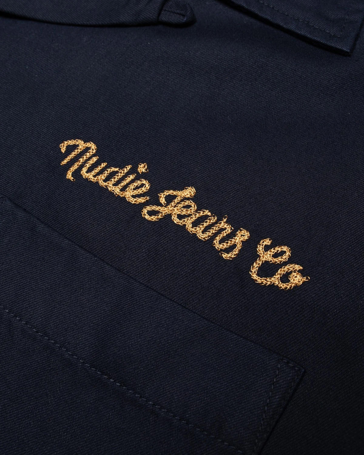 Nudie Jeans Arthur 8 Wonders Bowling Shirt - Navy | Nudie Jeans Shirts | JEANSTORE