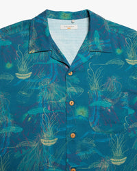 Nudie Jeans Arvid Deep Sea Hawaii Shirt - Multi | Nudie Jeans Shirts | JEANSTORE