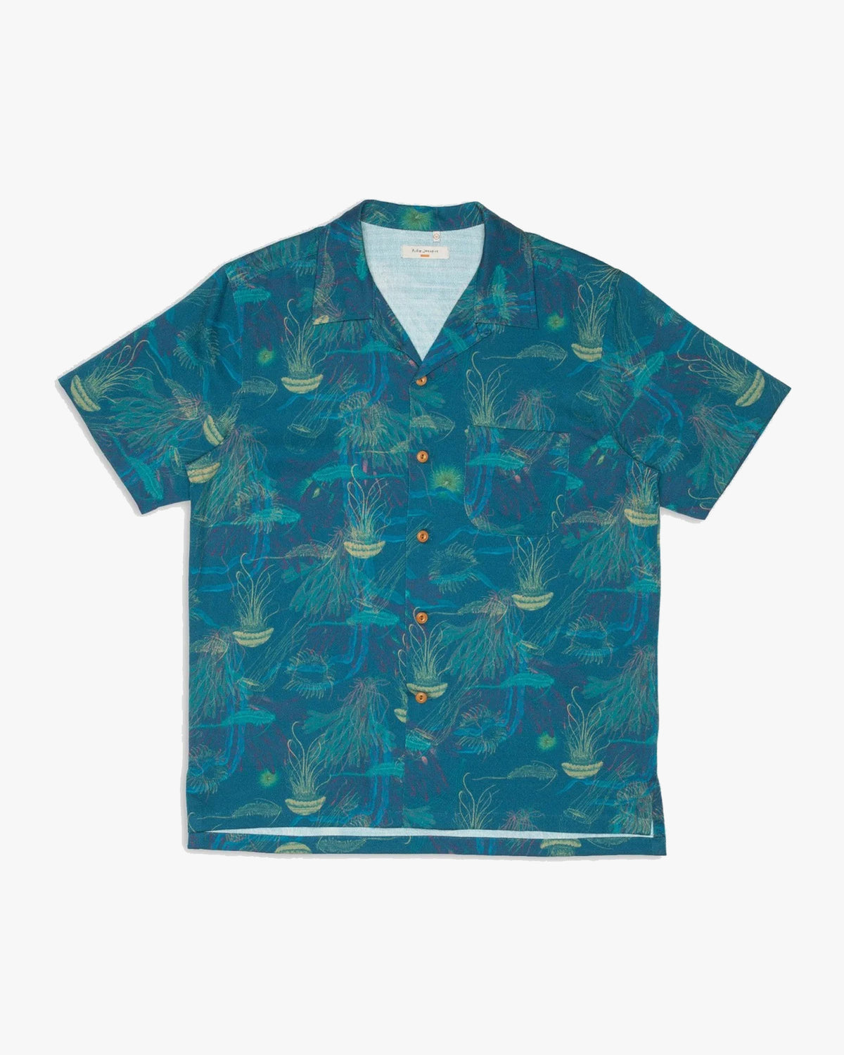 Nudie Jeans Arvid Deep Sea Hawaii Shirt - Multi | Nudie Jeans Shirts | JEANSTORE