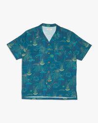Nudie Jeans Arvid Deep Sea Hawaii Shirt - Multi | Nudie Jeans Shirts | JEANSTORE