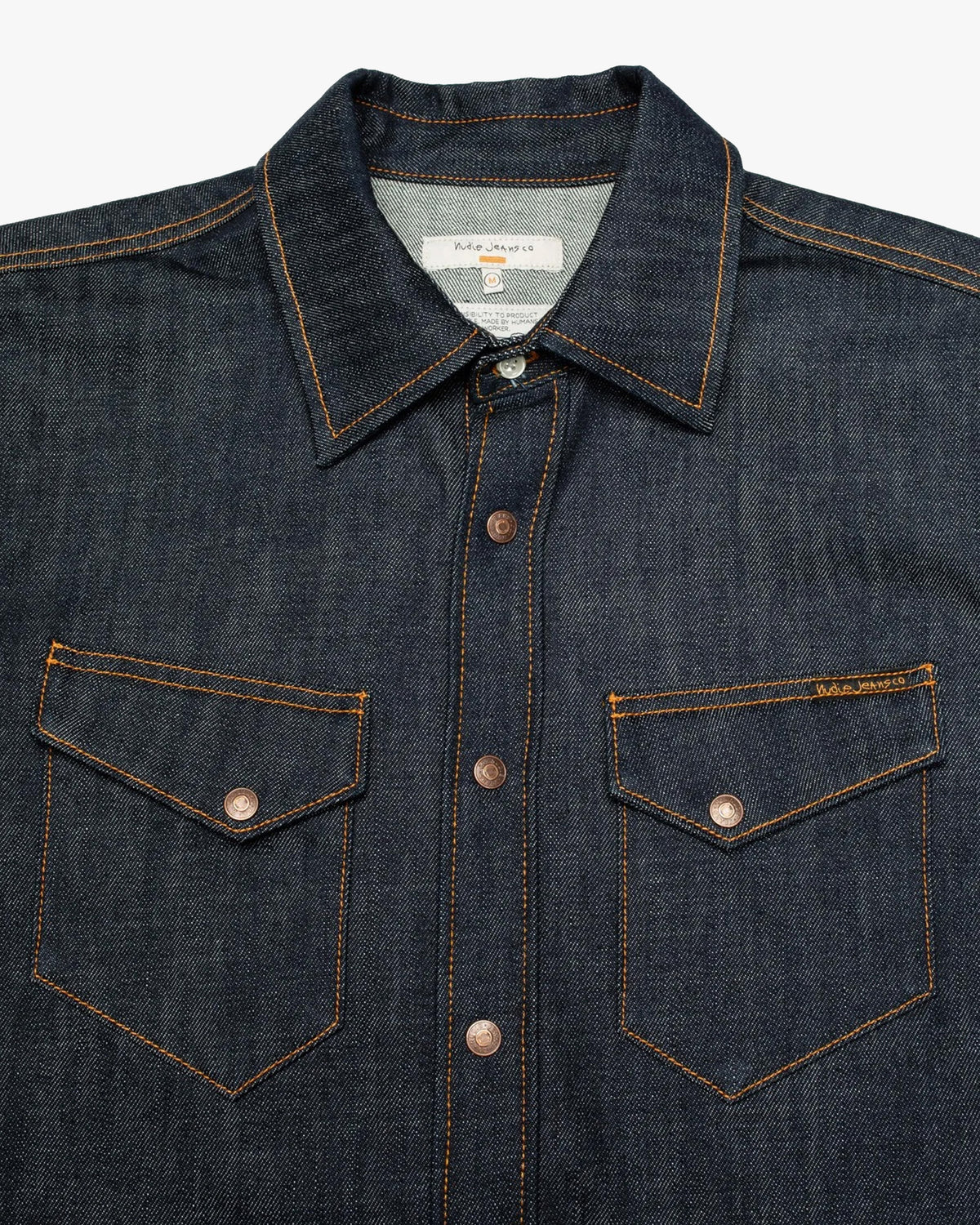 Nudie Jeans Gunnar Denim Shirt - Dry Streaky | Nudie Jeans Shirts | Jeanstore