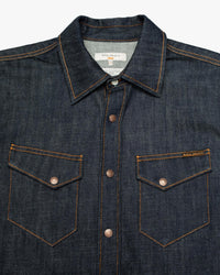Nudie Jeans Gunnar Denim Shirt - Dry Streaky | Nudie Jeans Shirts | Jeanstore