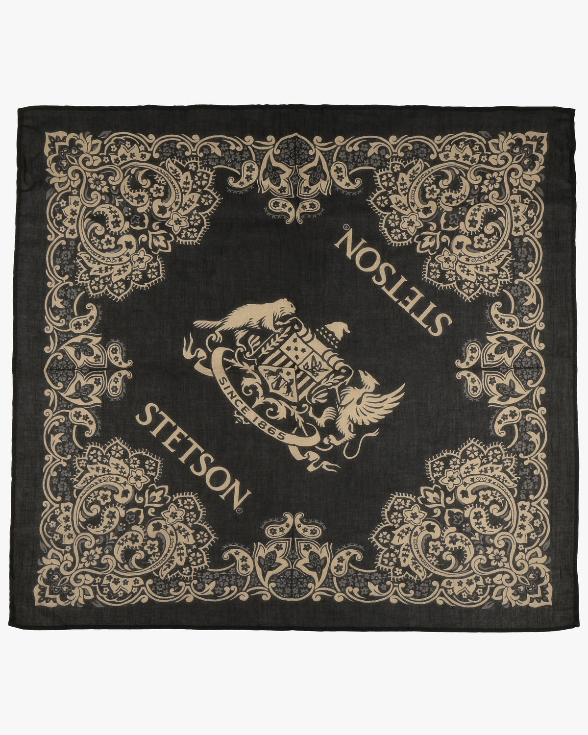 Stetson Cotton Bandana - Black