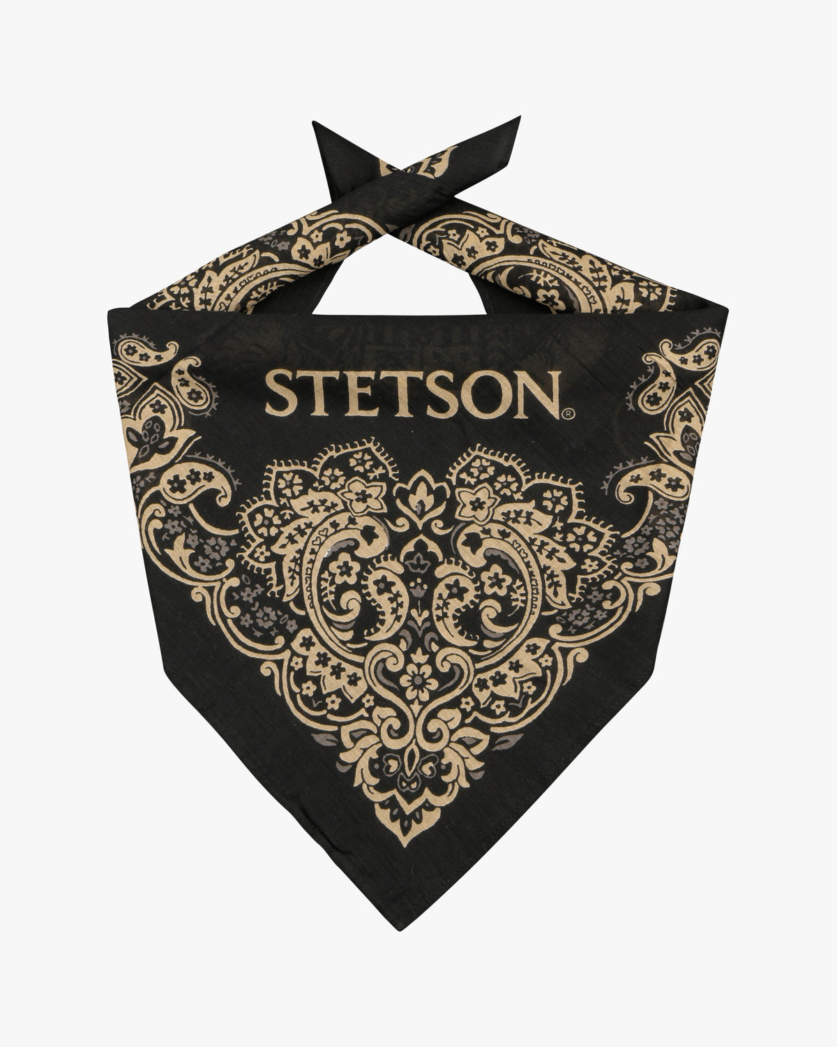Stetson Cotton Bandana - Black