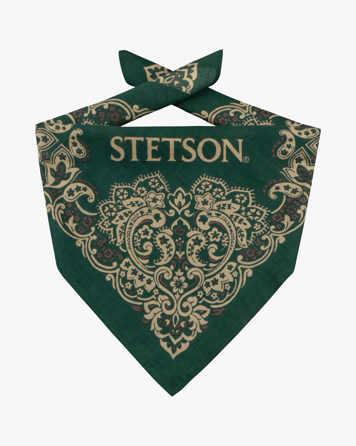 Stetson Cotton Bandana - Dark Green | Stetson Miscellaneous | JEANSTORE