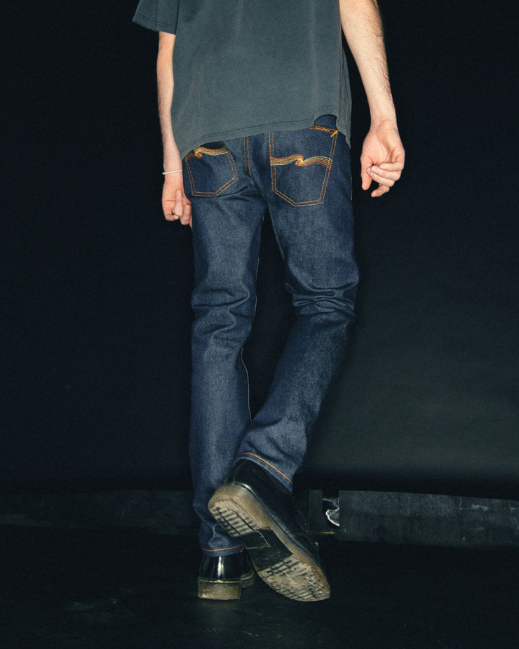 Nudie Solid Ollie Slim Fit Mens Jeans - Dry Sunburns