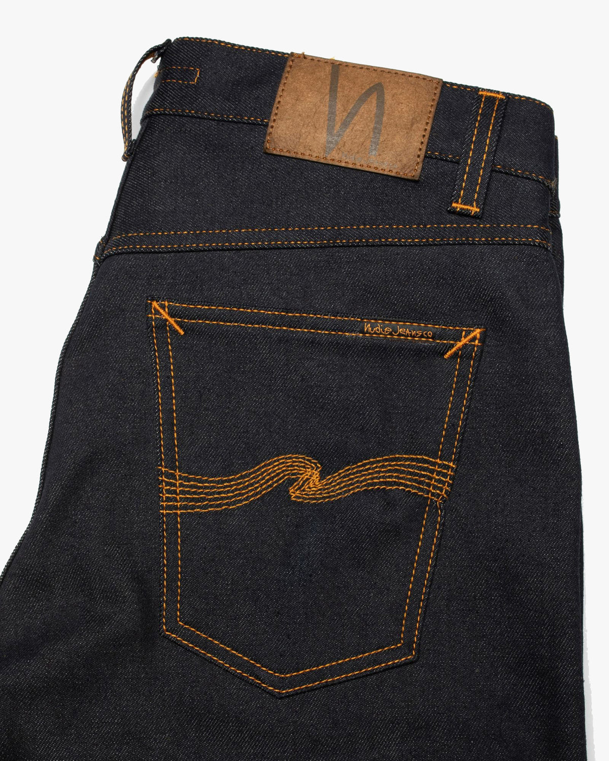 Nudie Solid Ollie Slim Fit Mens Jeans - Dry Truest Selvedge | Nudie Jeans Jeans | JEANSTORE